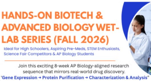 Advanced Biology lab series flyer